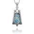 Elegant Ethnic style Roman Glass Silver Pendant
