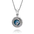 Ethnic Design Roman Glass Pendant