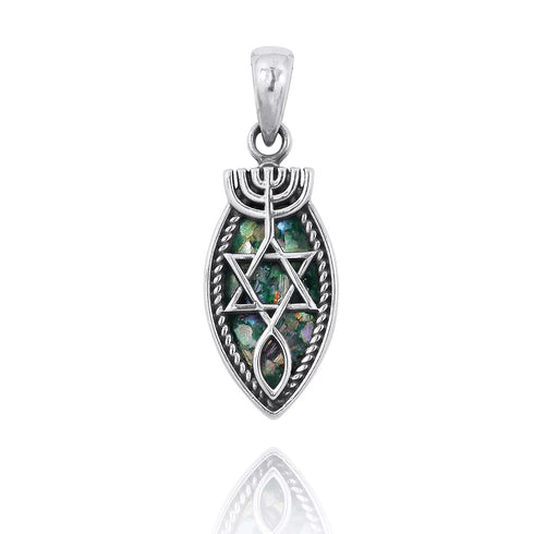 Grafted In Roman Glass Pendant