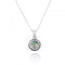 Elegant Round Roman Glass Pendant