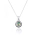 Elegant Round Roman Glass Pendant