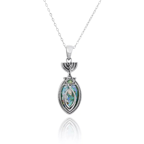 Grafted In Roman Glass Pendant