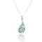 Elegant Drop Shape Modern Design Roman Glass Pendant