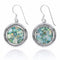 Classic Round Roman Glass Earrings