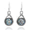 Contemporary Design Roman Glass Earrings