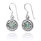 Star Design Roman Glass Earrings