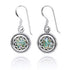 Star Design Roman Glass Earrings