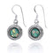 Classic Round Roman Glass Earrings