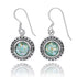 Ethnic Style round Roman Glass Earrings