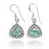 Classic Triangle shape Roman Glass Earrings