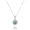 Elegant Round Classic Roman Glass Pendant