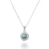 Elegant Round Classic Roman Glass Pendant