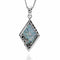 Diamond Shape Roman Glass Pendant