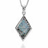 Diamond Shape Roman Glass Pendant