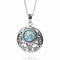 Round Roman Glass Pendant