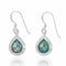 Tear Drop Roman Glass Earrings