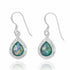 Tear Drop Roman Glass Earrings