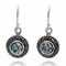 Round Roman Glass Earrings