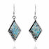 Diamond Shape Roman Glass Earrings