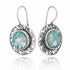 Round Roman Glass Earrings