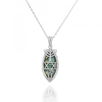 Grafted In Roman Glass Pendant (Small)