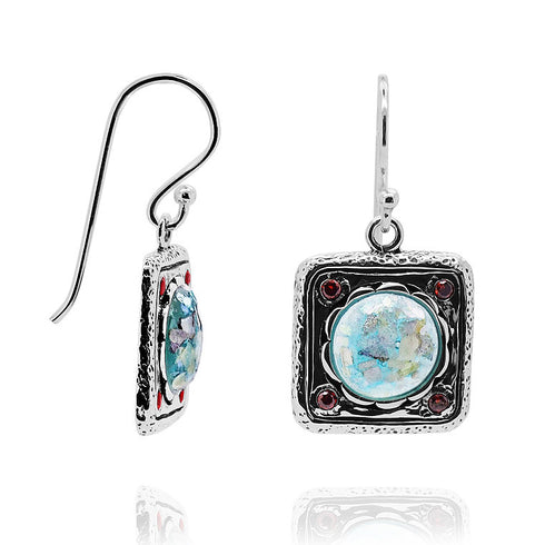 Squair Roman Glass Earrings