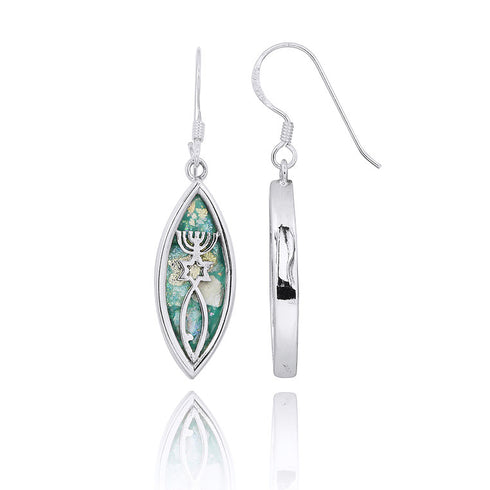 Grafted In Roman Glass Earrings