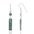 Classic Roman Glass Dangling Earrings