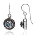 Round Roman Glass Earrings
