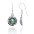 Classic Round Roman Glass Earrings
