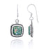 Classic Square Roman Glass Earrings
