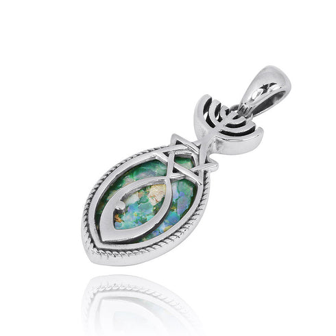 Grafted In Roman Glass Pendant