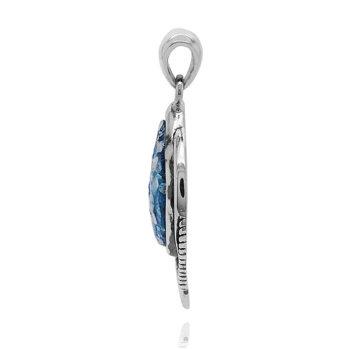 Contemporary Elegant Roman Glass Pendant
