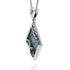 Diamond Shape Roman Glass Pendant