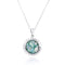 Round Roman Glass Pendant