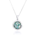Round Roman Glass Pendant