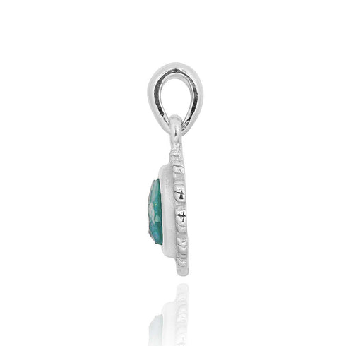 Elegant Round Classic Roman Glass Pendant
