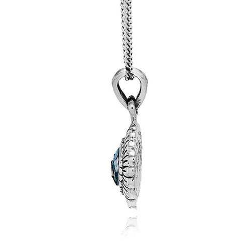 Ethnic Design Roman Glass Pendant