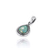 Tear Drop Shape Roman Glass Pendant