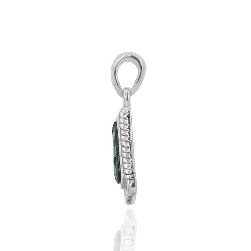 Elegant Royal Roman Glass Pendant