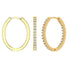 Arabella Classic Inside Out Hoop Diamond Earrings