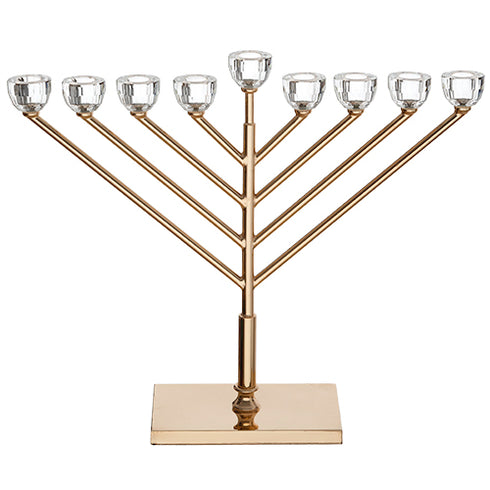 Chabad Menorah With Crystal