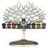Aluminum Tree Of Life Hanukkiah
