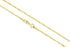 14k Yellow Gold 1.00mm Singapore Chain Necklace