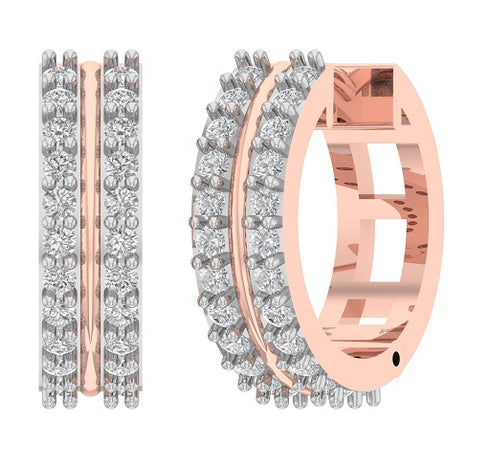 Aurelia Hoop Diamond Earrings