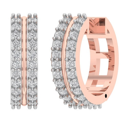 Aurelia Hoop Diamond Earrings