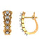 Laura Drop Round Diamond Earring