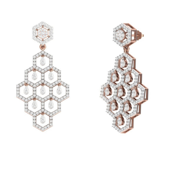 Aksinya Diamond Drop Earrings