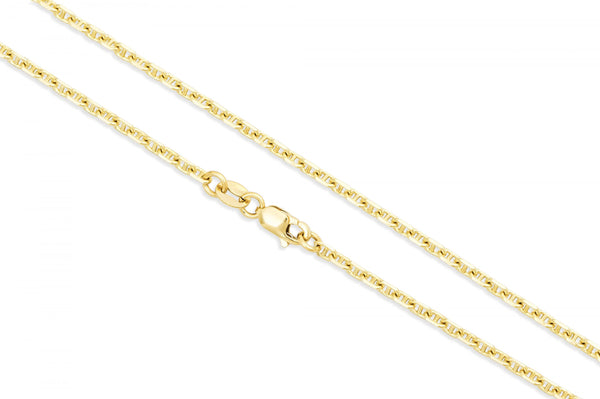 14k Yellow Gold 1.2mm Figaro Chain Necklace