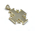 Sterling Silver Classic Jerusalem Cross Pendant